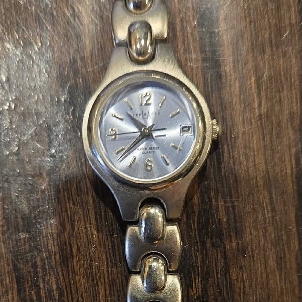 L A EXPRESS Silver Women's Watch